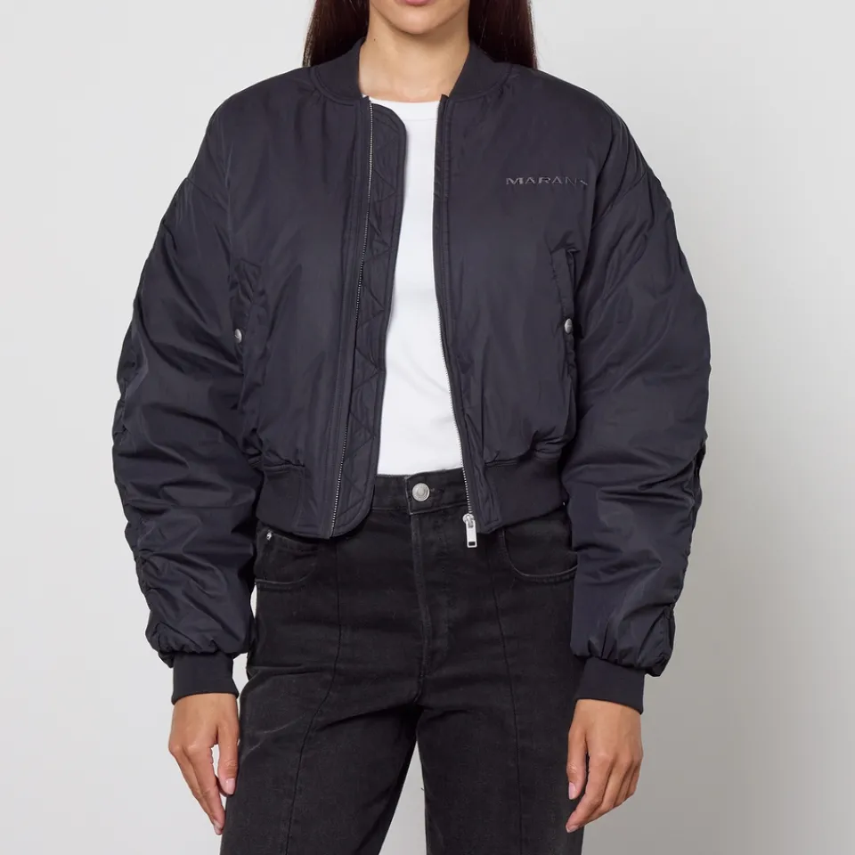 Jackets|Coats|Dr. Martens Marant Étoile Bessime Cotton-Blend Bomber Jacket - UK 6