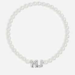 Jewellery|Dr. Martens Marc Jacobs Balloon Faux Pearl Silver-Tone Necklace - XS/S