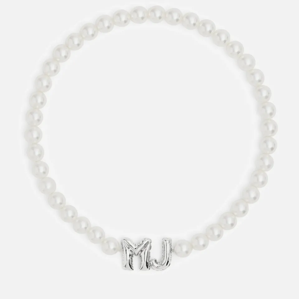Jewellery|Dr. Martens Marc Jacobs Balloon Faux Pearl Silver-Tone Necklace - XS/S