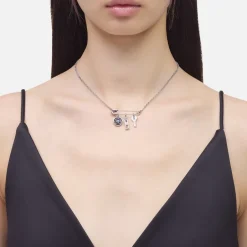 Jewellery|Dr. Martens Marc Jacobs Button Charm Silver-Plated Necklace