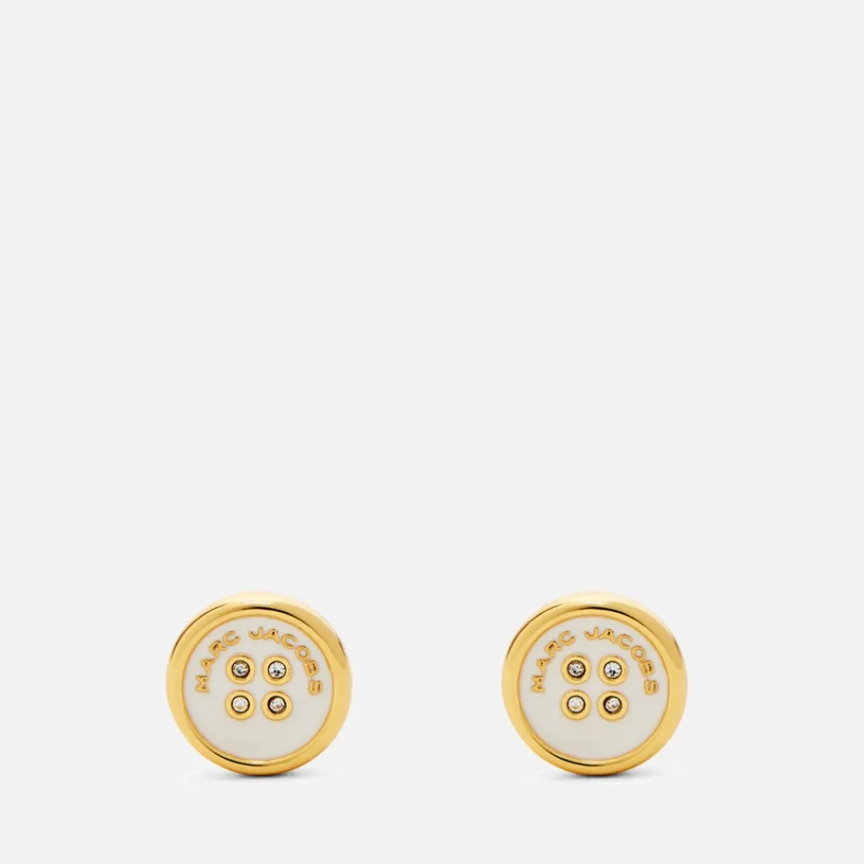 Jewellery|Dr. Martens Marc Jacobs Button Gold-Plated Stud Earrings