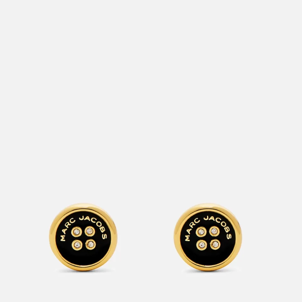 Jewellery|Dr. Martens Marc Jacobs Button Gold-Plated Stud Earrings