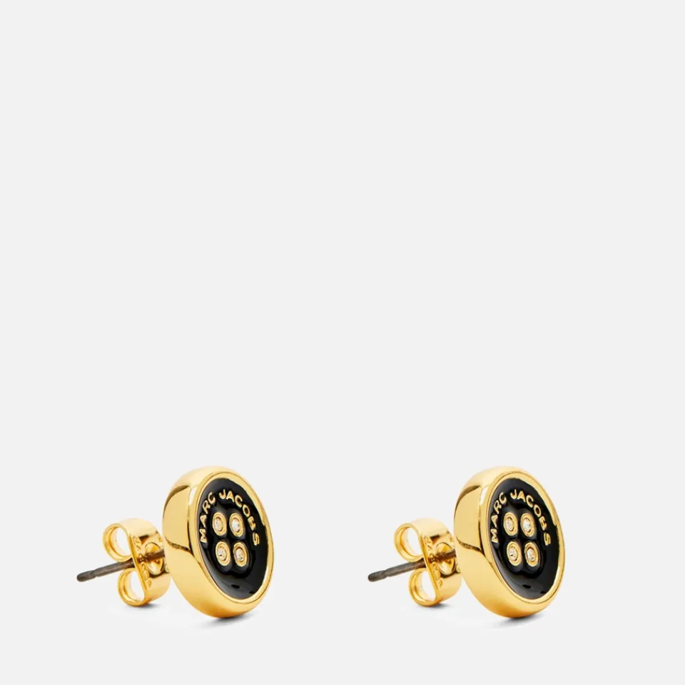 Jewellery|Dr. Martens Marc Jacobs Button Gold-Plated Stud Earrings