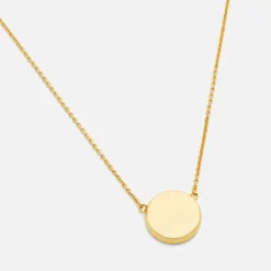 Jewellery|Dr. Martens Marc Jacobs Button Gold-Plated Pendant Necklace