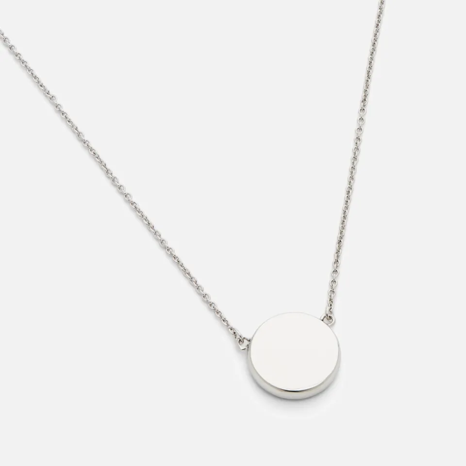 Jewellery|Dr. Martens Marc Jacobs Button Silver-Plated Pendant Necklace