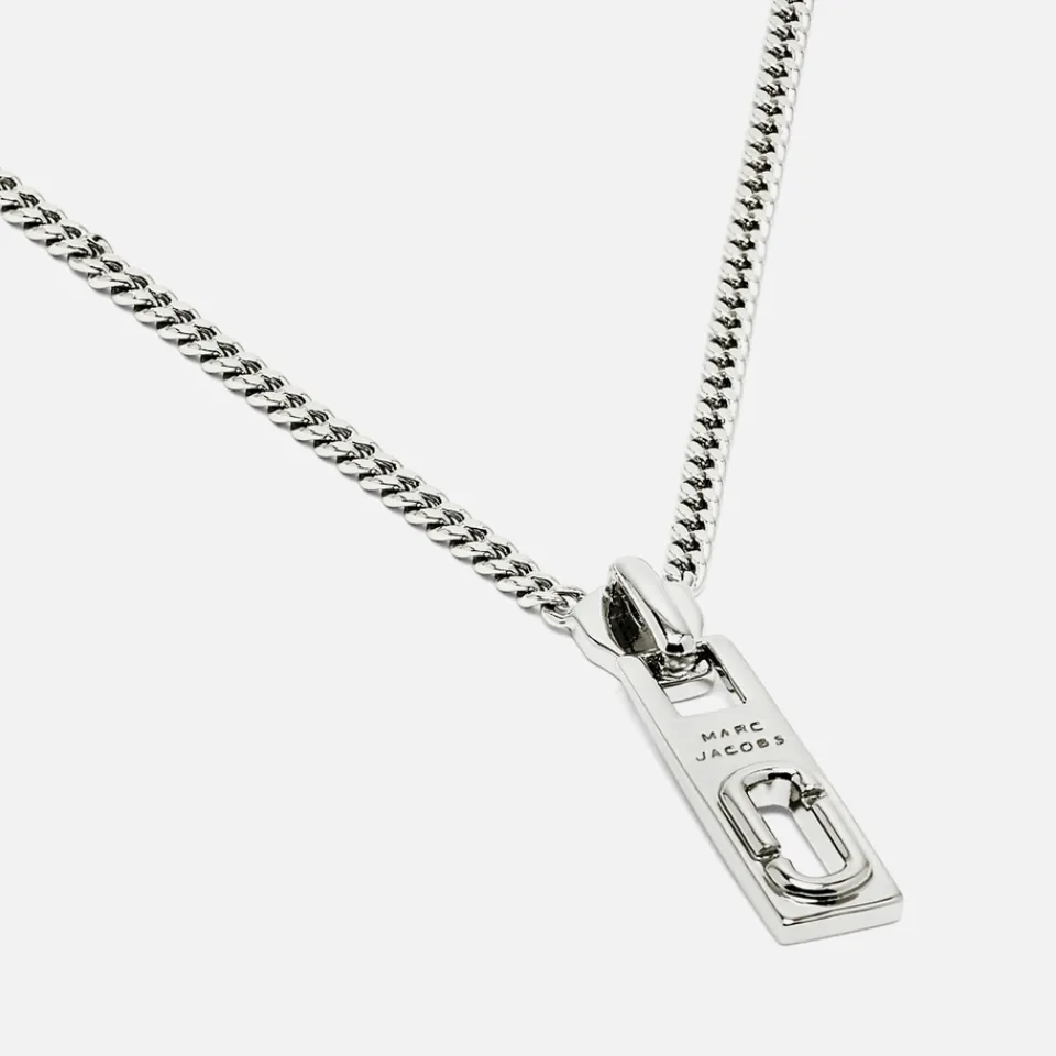 Jewellery|Dr. Martens Marc Jacobs J-Marc Zipper Silver-Plated Necklace