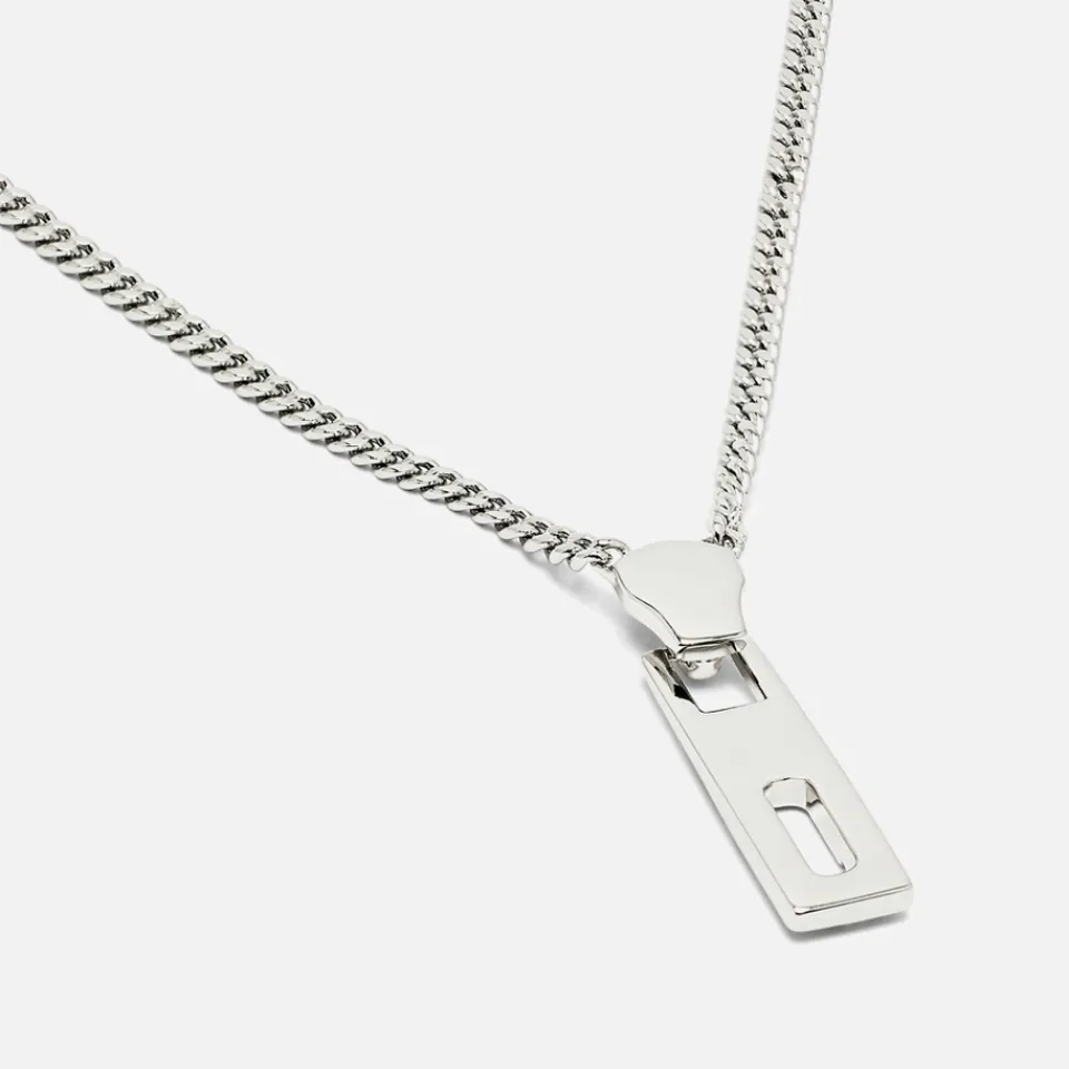 Jewellery|Dr. Martens Marc Jacobs J-Marc Zipper Silver-Plated Necklace