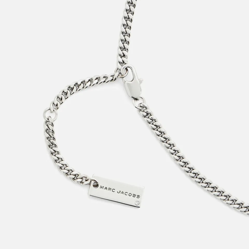 Jewellery|Dr. Martens Marc Jacobs J-Marc Zipper Silver-Plated Necklace