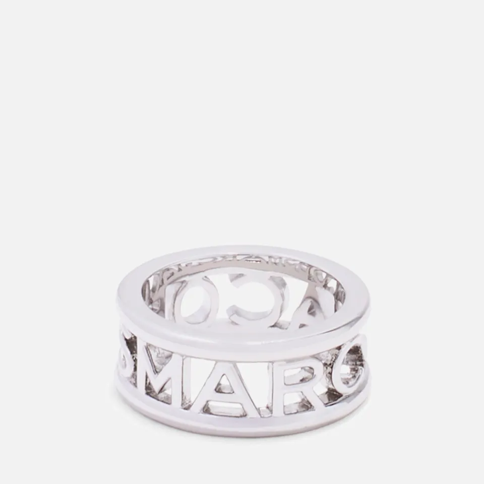 Jewellery|Dr. Martens Marc Jacobs Logo Silver-Tone Ring - 6