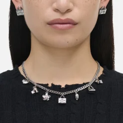 Jewellery|Dr. Martens Marc Jacobs Mini Icon Silver-Plated Charm Necklace