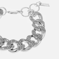 Jewellery|Marc Jacobs Monogram Chain Link Silver-Tone Bracelet
