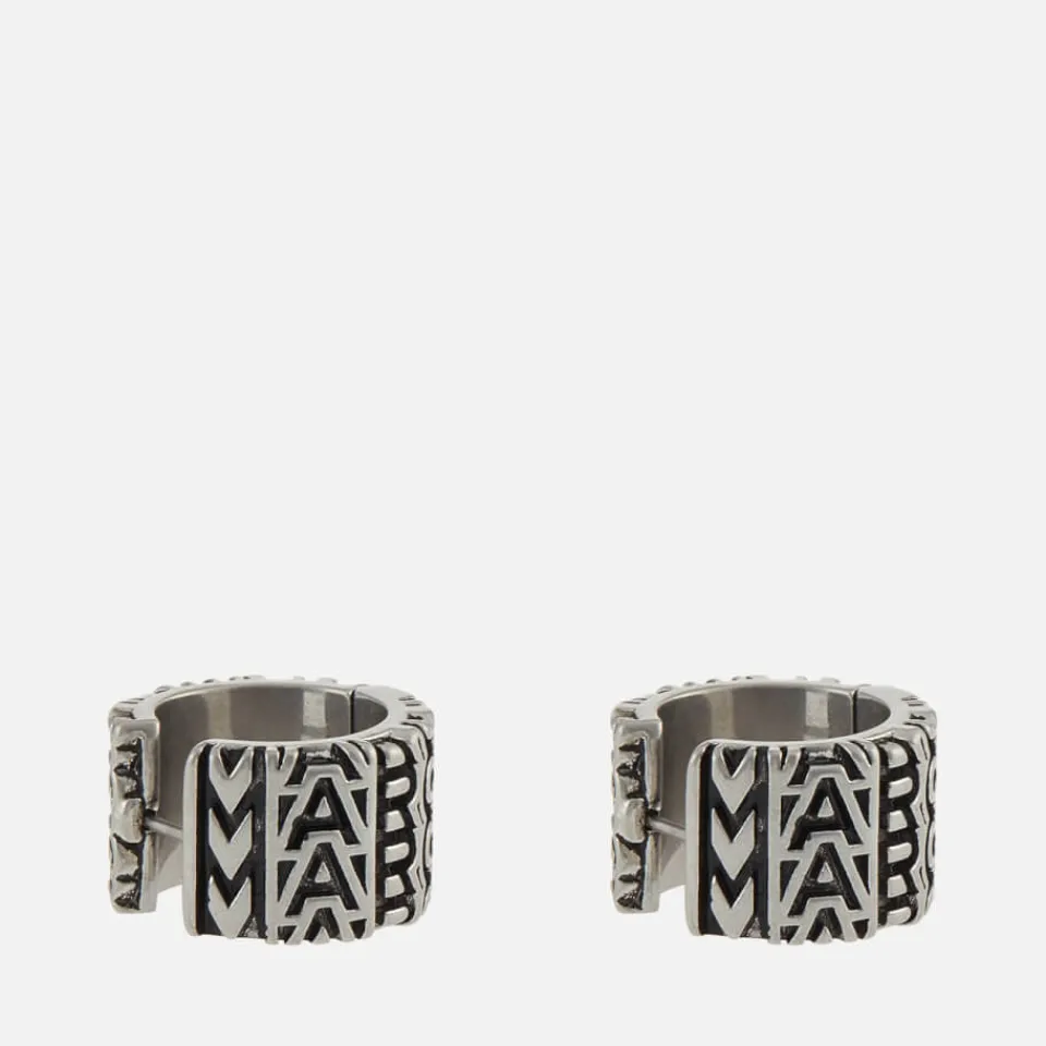 Jewellery|Dr. Martens Marc Jacobs Monogram Engraved Silver-Tone Earrings