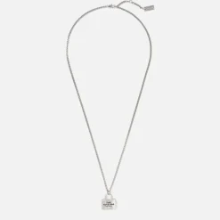 Jewellery|MICHAEL Michael Kors Marc Jacobs Silver-Plated Tote Bag Pendant Necklace