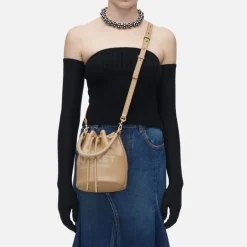 Bags|Dr. Martens Marc Jacobs The Bucket Pebble-Grain Leather Bag