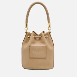 Bags|Dr. Martens Marc Jacobs The Bucket Pebble-Grain Leather Bag