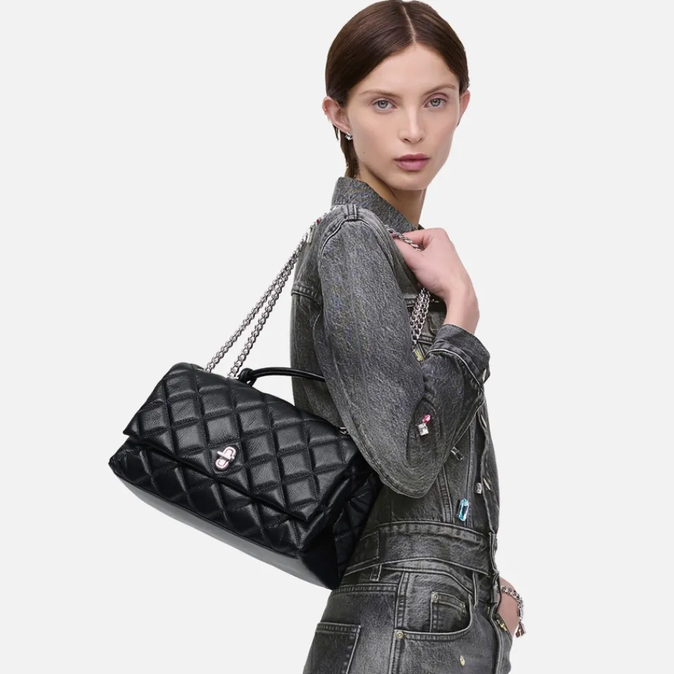 Bags|Dr. Martens Marc Jacobs The Quilted Dual Chain Leather Bag
