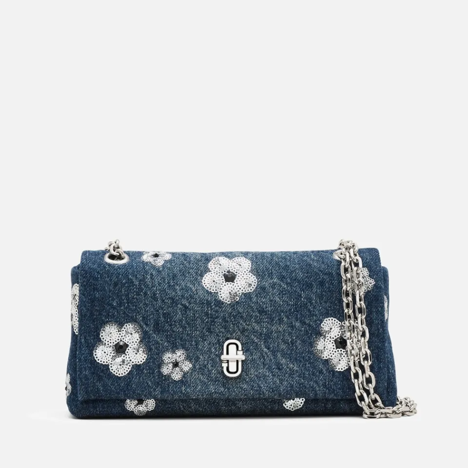 Bags|Marc Jacobs The Sequin Daisy Dual Denim Wallet