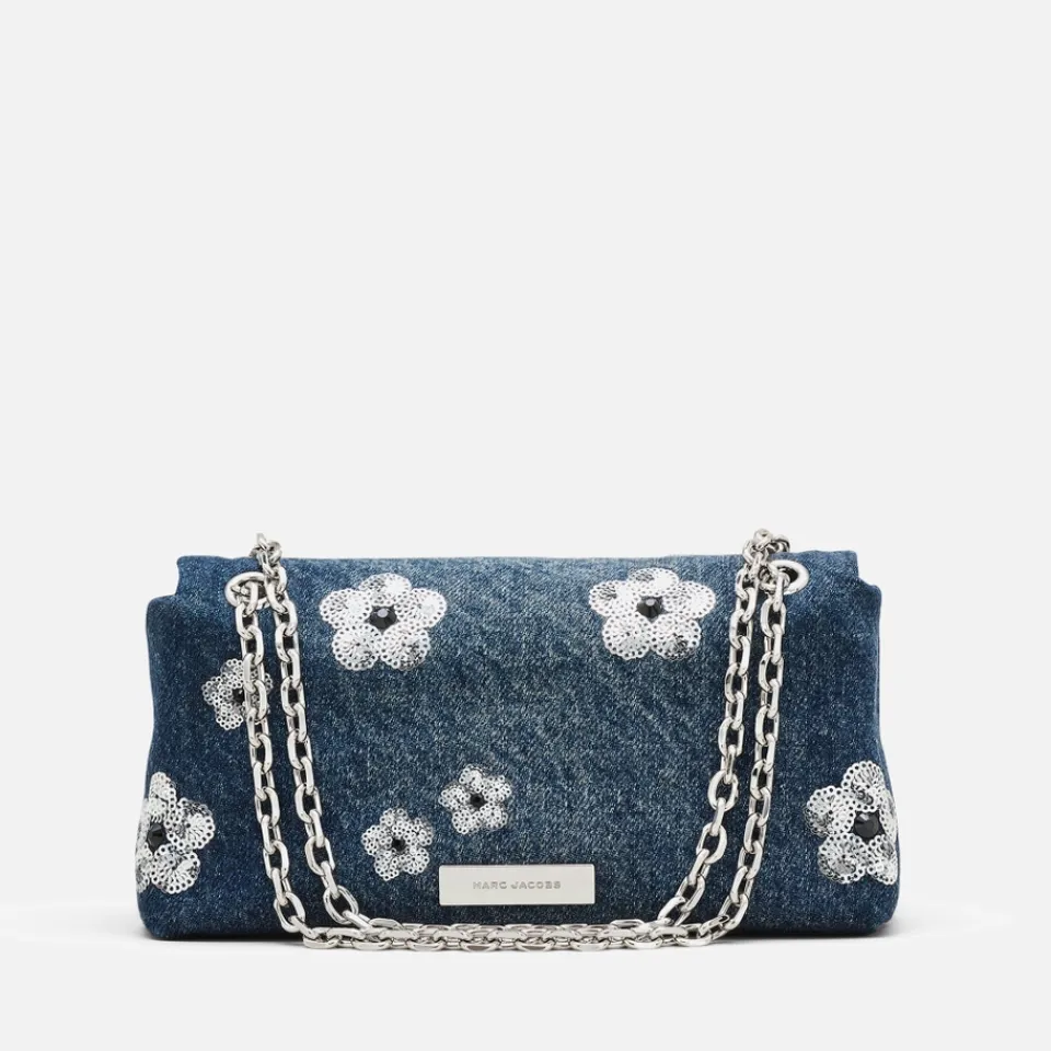 Bags|Marc Jacobs The Sequin Daisy Dual Denim Wallet