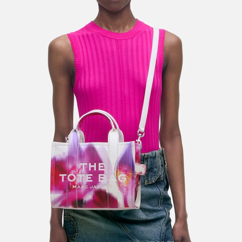 Holiday Bags|Bags|Dr. Martens Marc Jacobs The Small Future Floral Leather Tote Bag