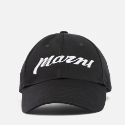 Hats|Marni Logo Cotton-Twill Baseball Cap - M