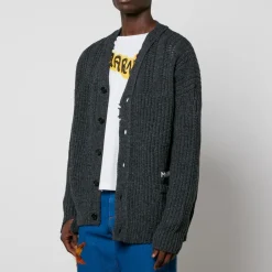 Cardigans|Knitwear|Dr. Martens Marni Shetland Distressed Wool Cardigan - IT 46/S