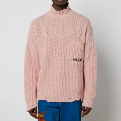 Knitwear|Dr. Martens Marni Turtleneck Raw Edge Wool Jumper - IT 48/M