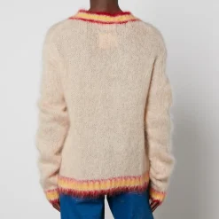 Knitwear|Dr. Martens Marni V-Neck Mohair-Blend Jumper - IT 50/L