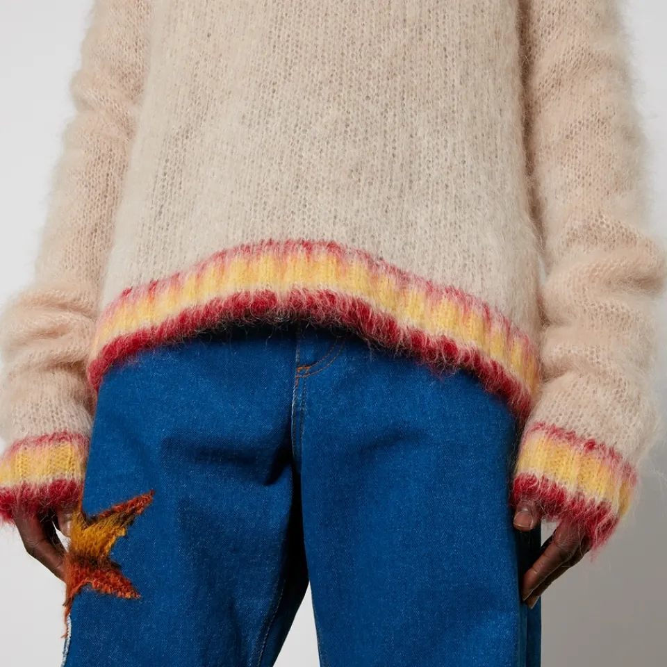 Knitwear|Dr. Martens Marni V-Neck Mohair-Blend Jumper - IT 50/L