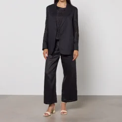 Jackets|Coats|Dr. Martens Max Mara Studio Angizia Linen Jacket - UK 10