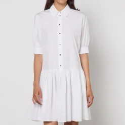 Dresses|Dresses|Dr. Martens Max Mara Studio Caronte Cotton-Poplin Dress - UK 10