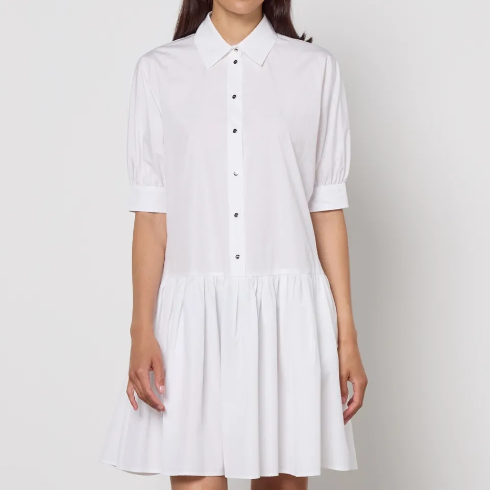 Dresses|Dresses|Dr. Martens Max Mara Studio Caronte Cotton-Poplin Dress - UK 10