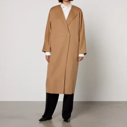 Jackets|Coats|Max Mara Studio Limone Wool-Blend Coat - 8