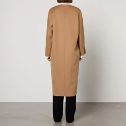Jackets|Coats|Max Mara Studio Limone Wool-Blend Coat - 8