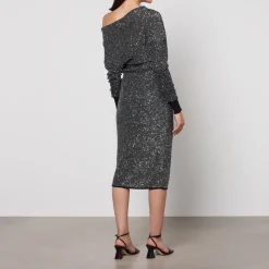 Dresses|Dresses|Dr. Martens Max Mara Studio Opzione Embellished Jersey Dress - M