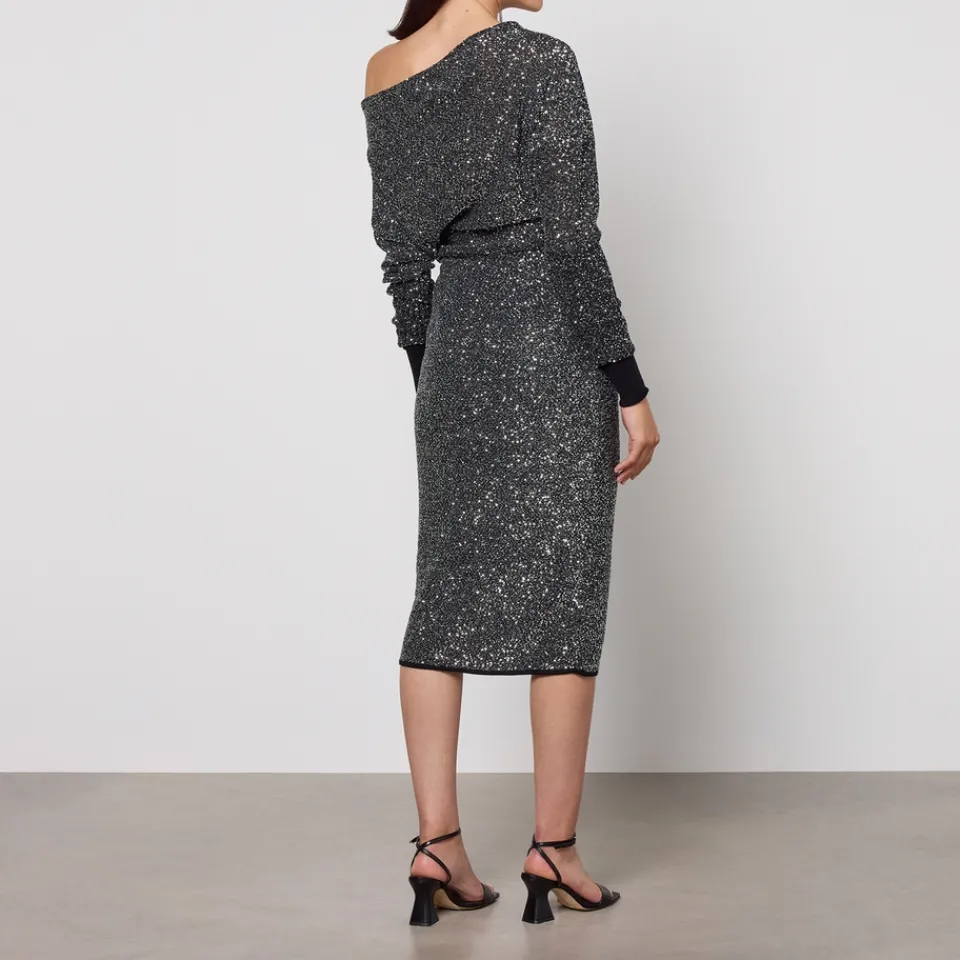 Dresses|Dresses|Dr. Martens Max Mara Studio Opzione Embellished Jersey Dress - M