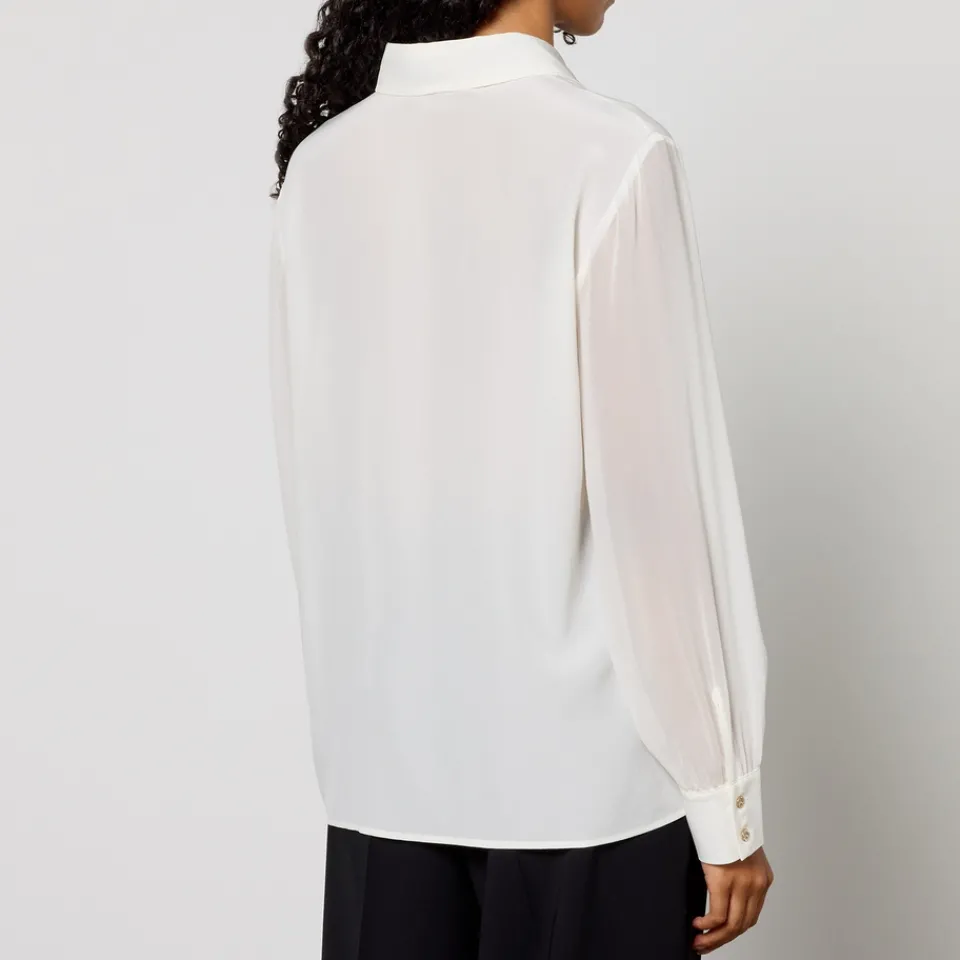 T-Shirts And Tops|Shirts And Blouses|Dr. Martens Max Mara Studio Ubicato Silk Blouse - 12