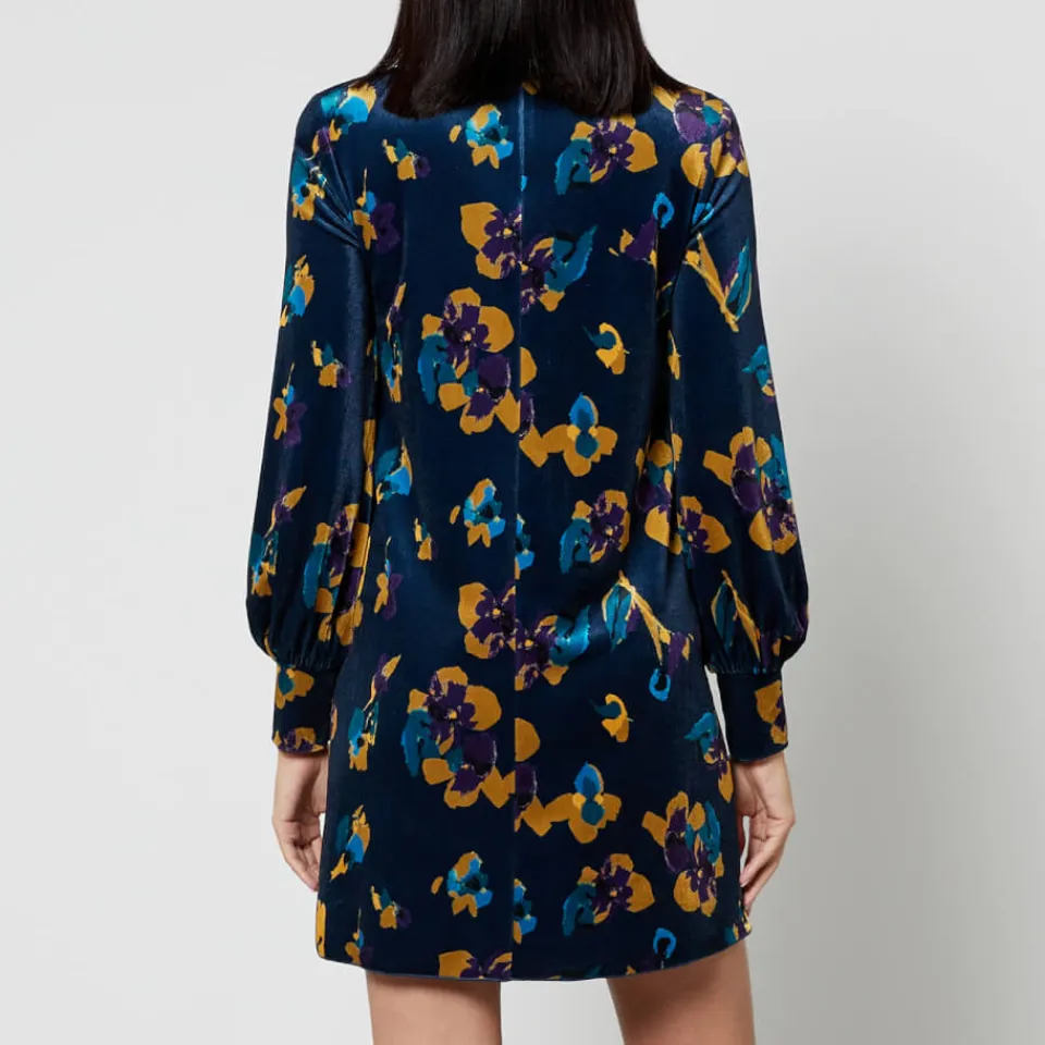 Dresses|Dresses|Dr. Martens MAX&Co Floral Velvet-Jersey Tunic Dress - XS