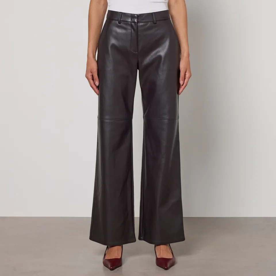 Trousers|Dr. Martens MAX&Co. Glossy Jersey Faux Leather Trousers - XL