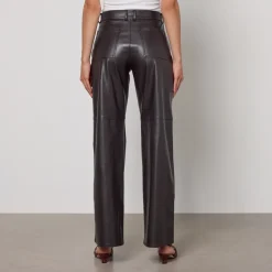 Trousers|Dr. Martens MAX&Co. Glossy Jersey Faux Leather Trousers - XL
