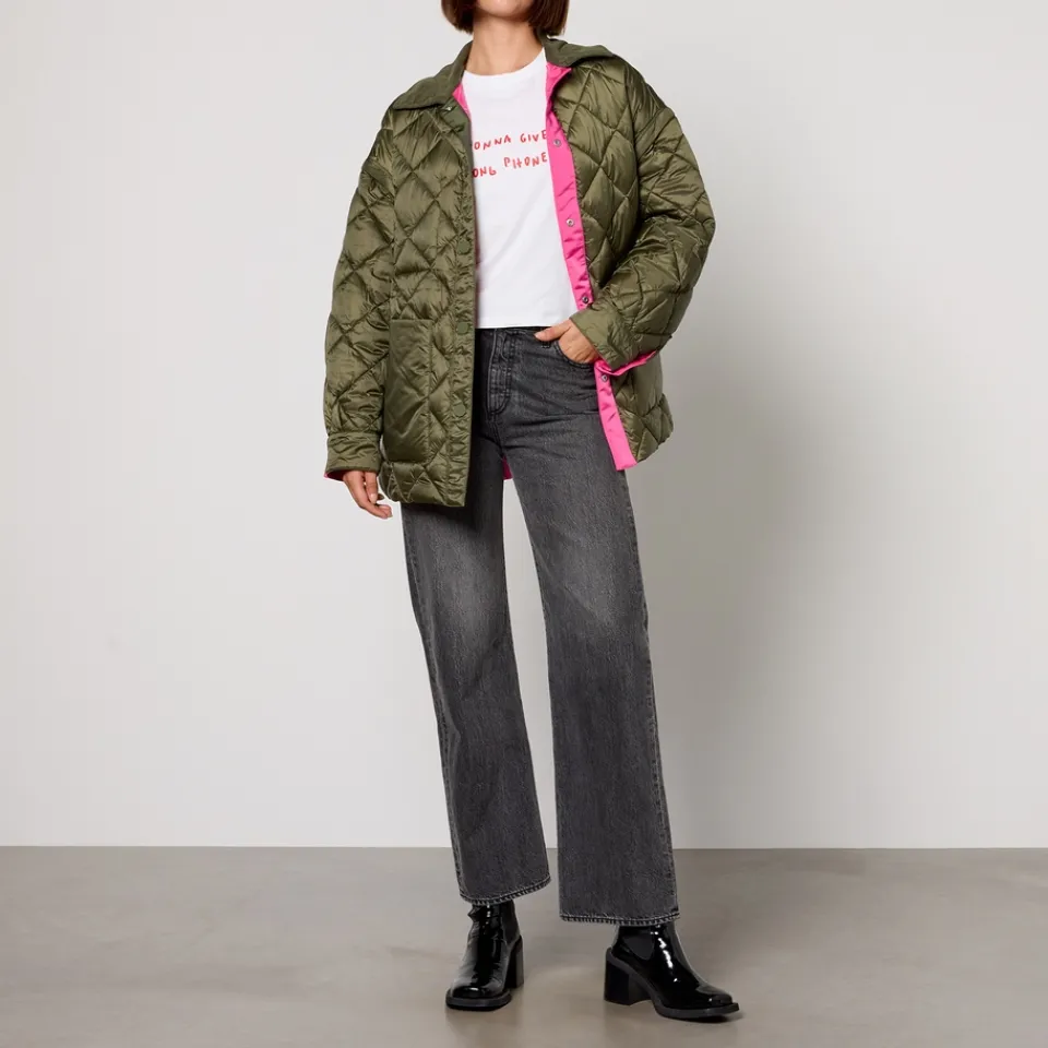 Jackets|Coats|MAX&Co. Loriana Reversible Quilted Shell Coat - UK 16