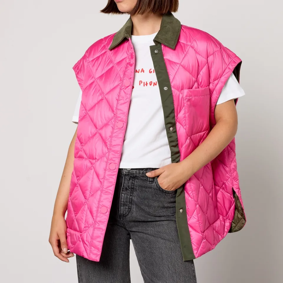 Jackets|Coats|MAX&Co. Loriana Reversible Quilted Shell Coat - UK 16