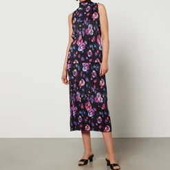 Dresses|Dresses|Cras MAX&Co. Marocco Plissé-Jersey Top and Skirt Set - M