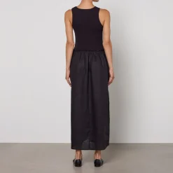 Dresses|Dresses|Dr. Martens MAX&Co. Melle Flax Linen-Blend Dress - UK 10
