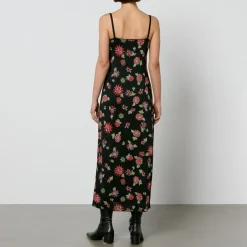 Dresses|Dresses|Stine Goya MAX&Co. Menta Floral-Print Jersey Dress - XS