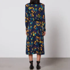 Dresses|Dresses|Dr. Martens MAX&Co. Oliver Floral-Print Jersey Midi Dress - XS