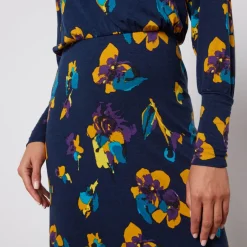 Dresses|Dresses|Dr. Martens MAX&Co. Oliver Floral-Print Jersey Midi Dress - XS