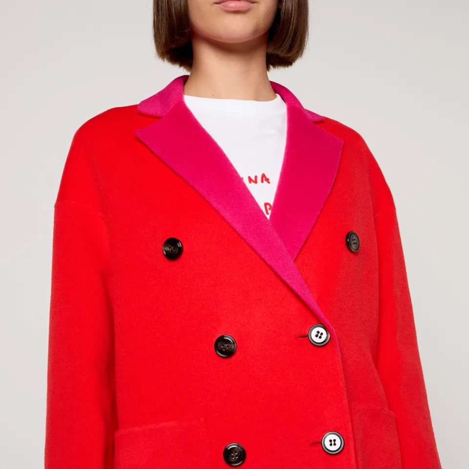 Jackets|Coats|Dr. Martens MAX&Co. Riccardo Wool-Blend Coat - UK 12