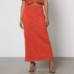 Skirts|Skirts|MAX&Co. Tenda Macramé Midi Skirt - XL