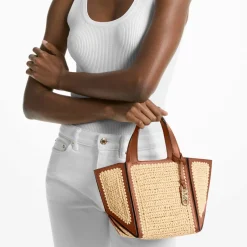Bags|Holiday Bags|Dr. Martens MICHAEL Michael Kors Jordi Small Crocheted Straw Tote Bag