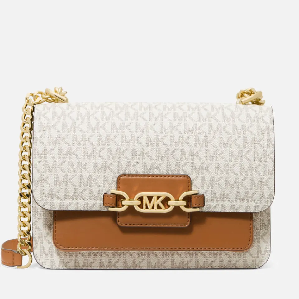 Bags|Dr. Martens MICHAEL Michael Kors Women's Heather Large Shoulder Bag - Vanilla/Acorn
